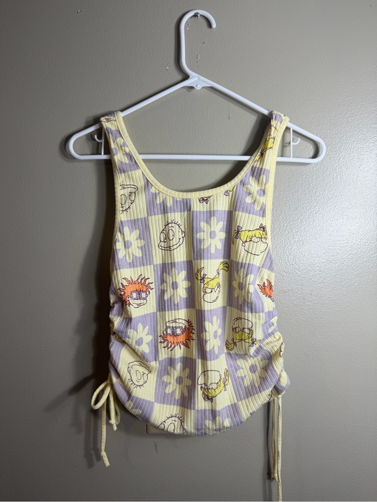 Nickelodeon Tops - Nickelodeon Rugrats Ruched Side Tank Top Womens Juniors Large